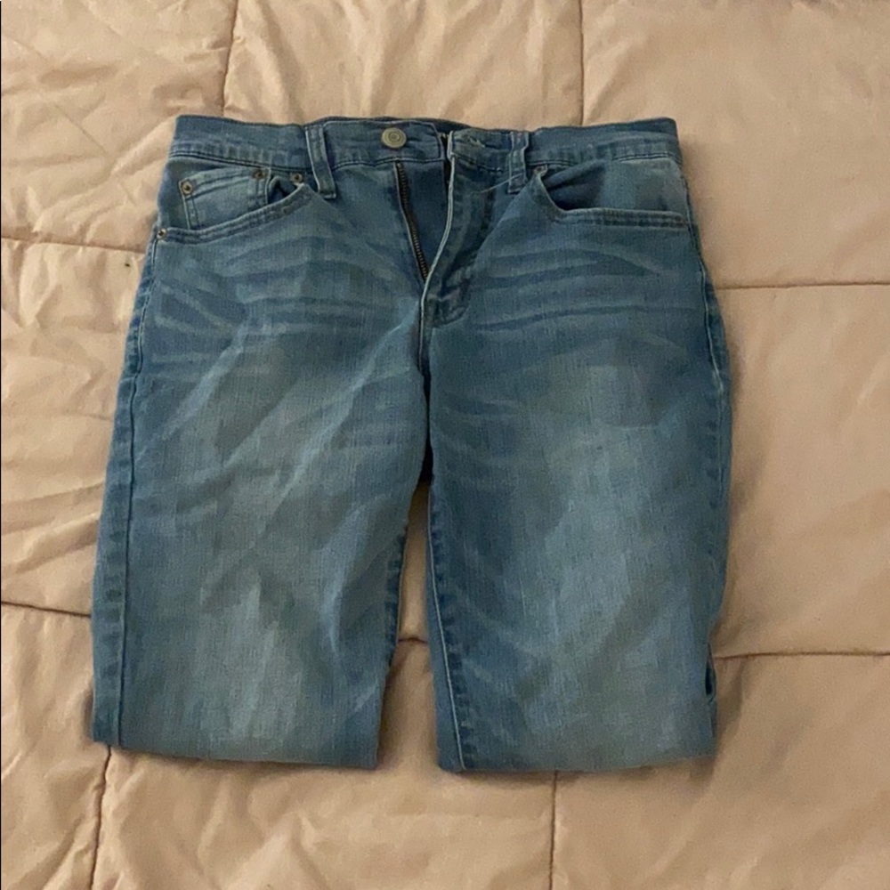 high rise jeans